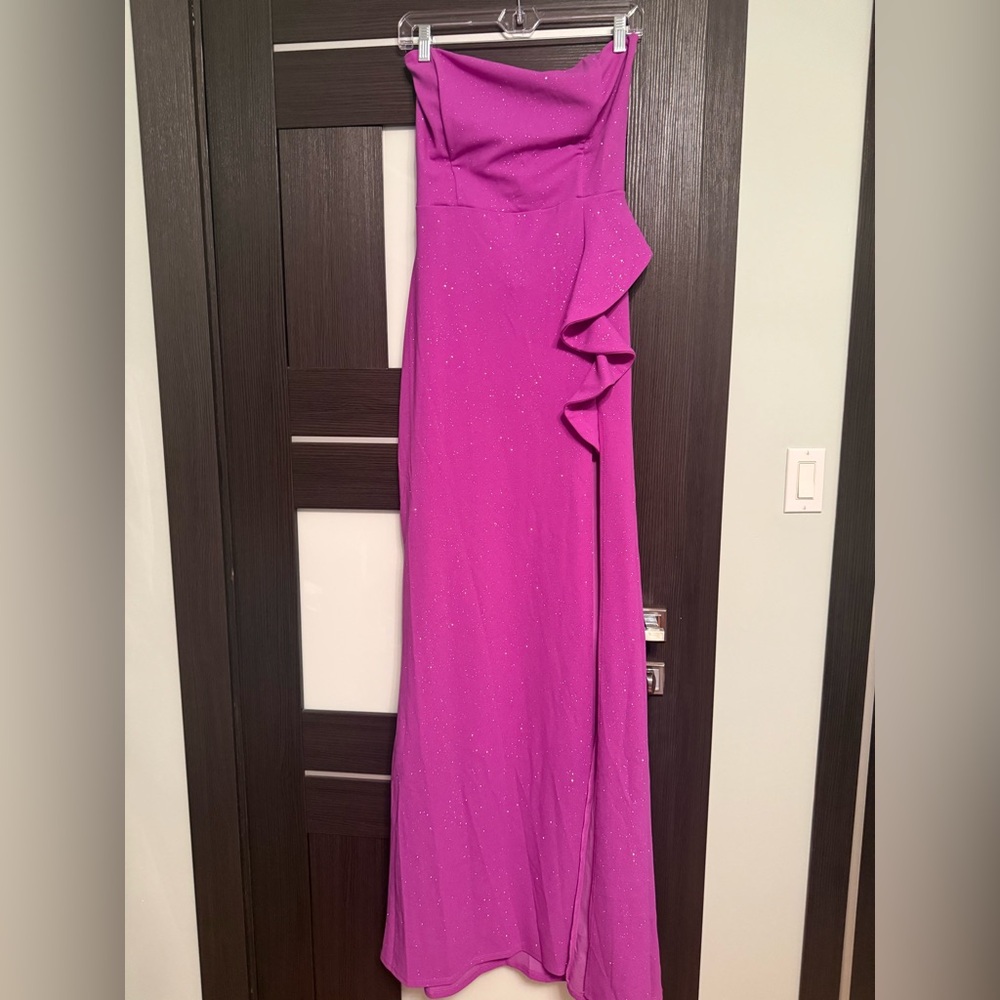 Fashion Nova Sparkling Fuchsia Maxi Dress - Picture 5 of 8